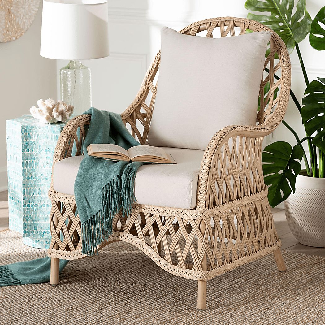 Brytton Beige Accent Chair