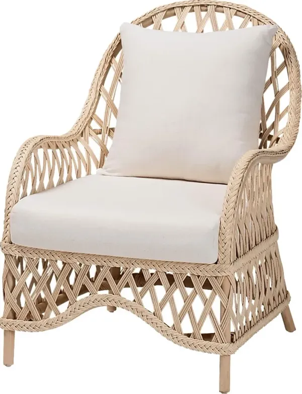 Brytton Beige Accent Chair