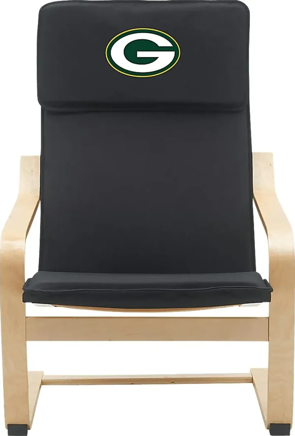 Green Bay Packers Black Accent Chair