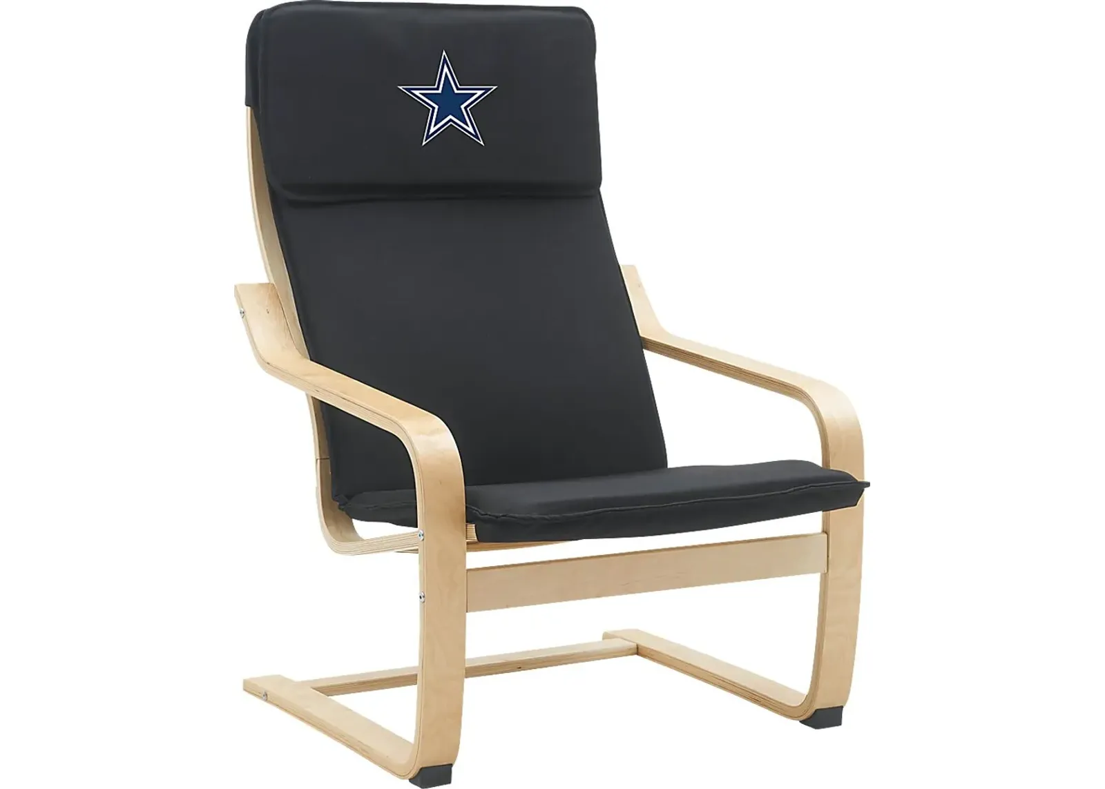 Dallas Cowboys Black Accent Chair