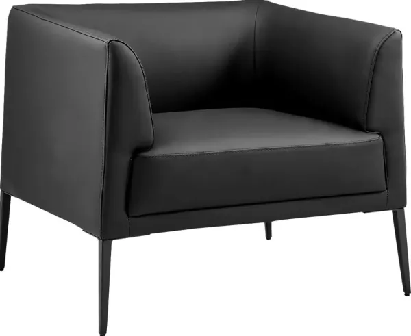 Pescadora Black Accent Chair