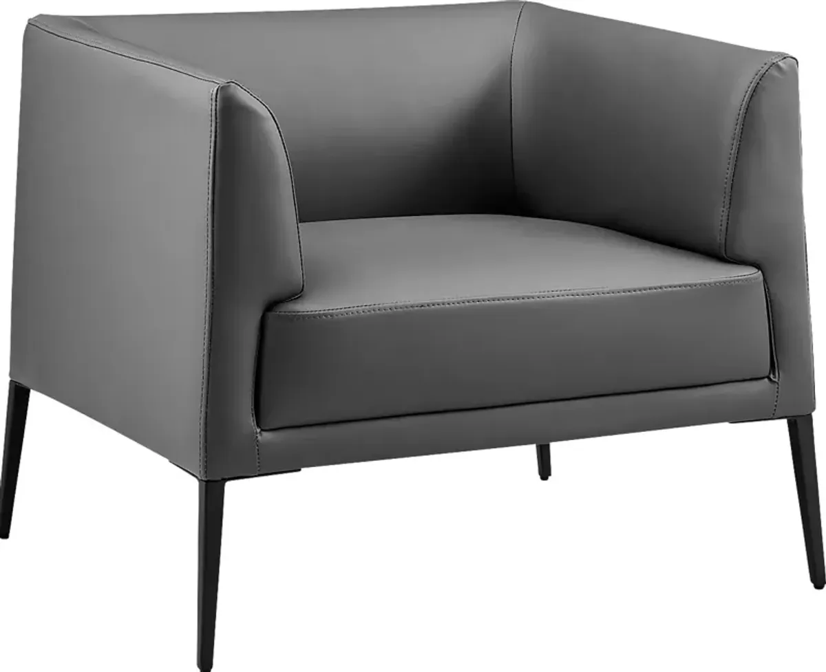 Pescadora Gray Accent Chair