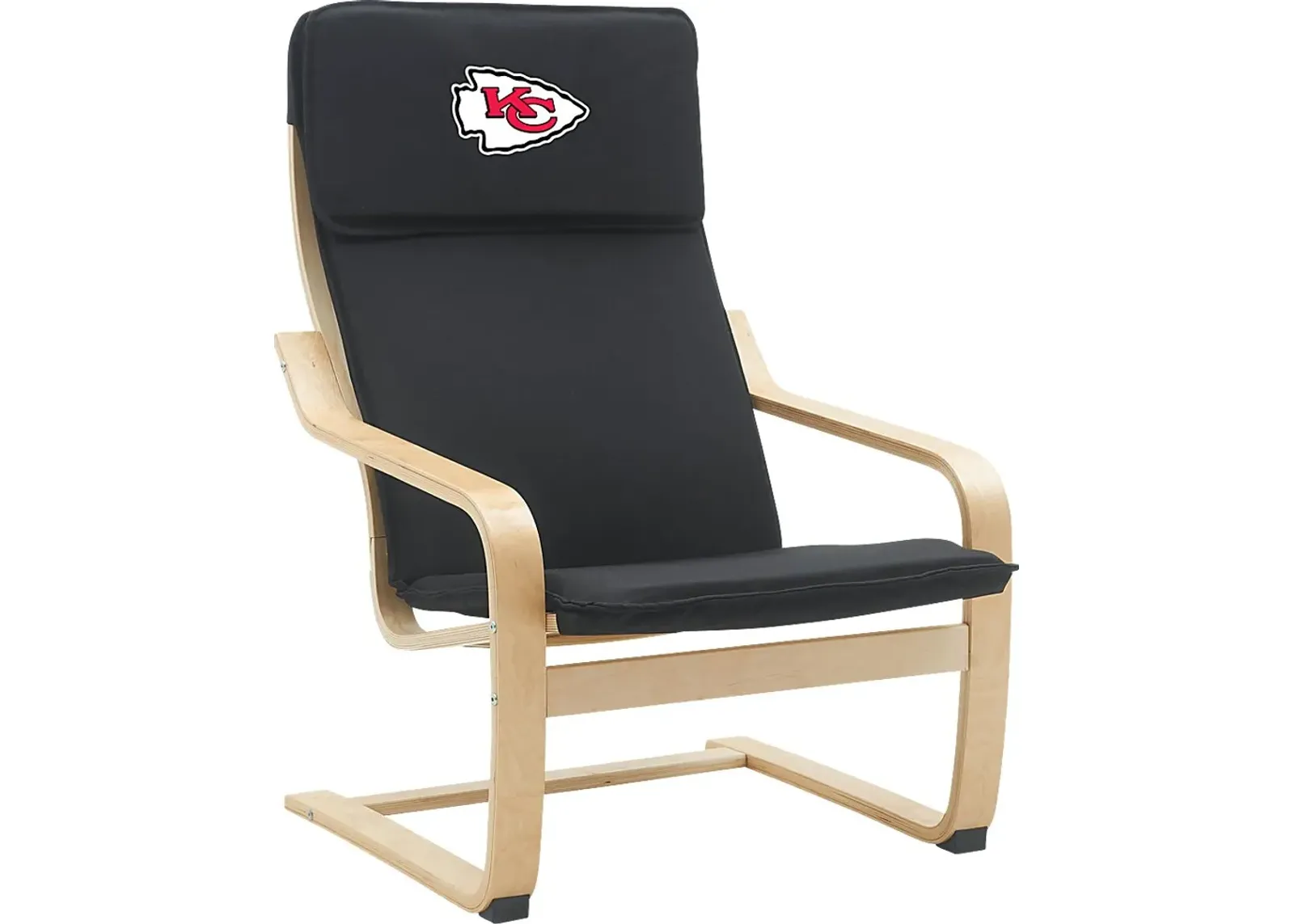 Kansas City Chiefs Black Accent Chair