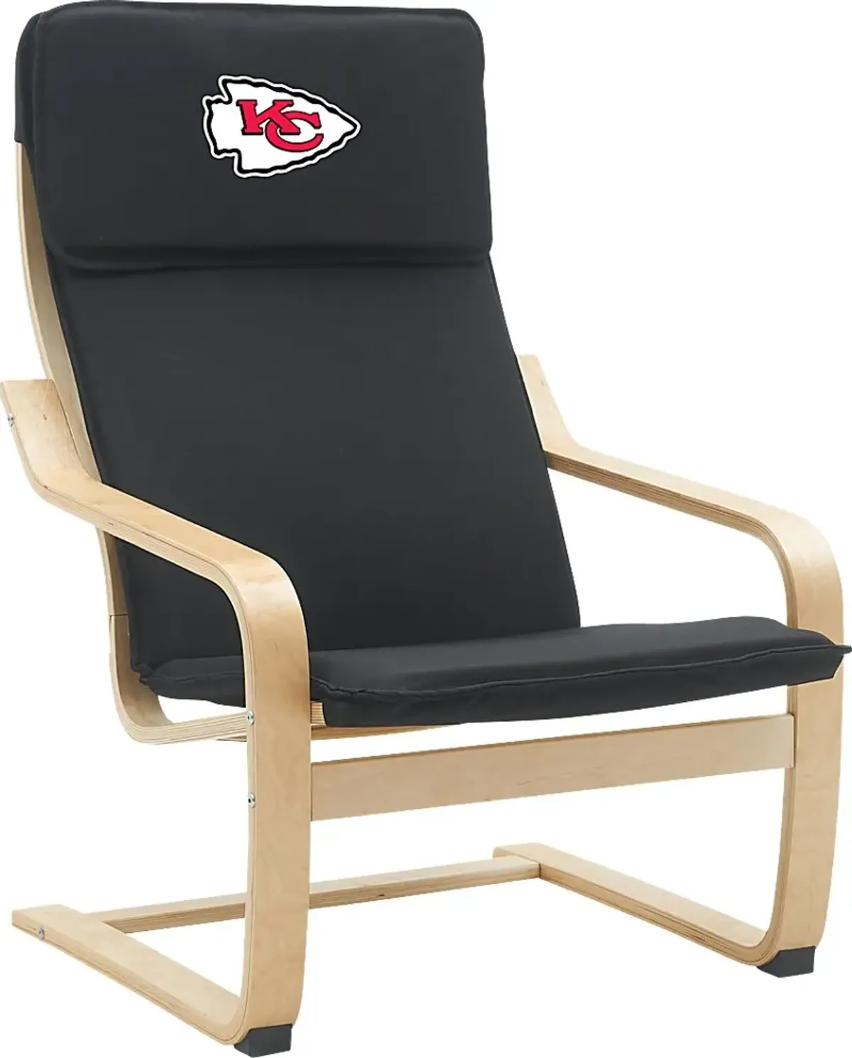 Kansas City Chiefs Black Accent Chair