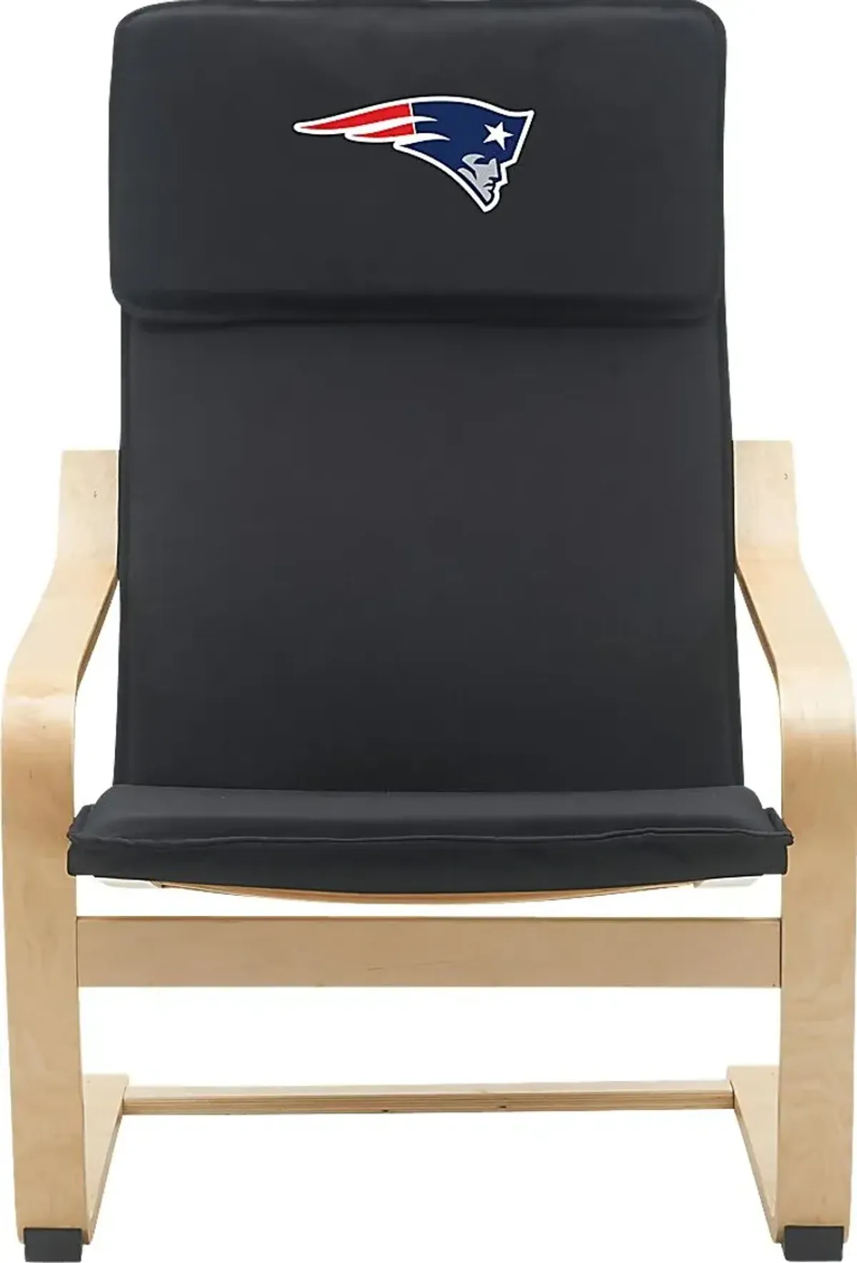 New England Patriots Black Accent Chair