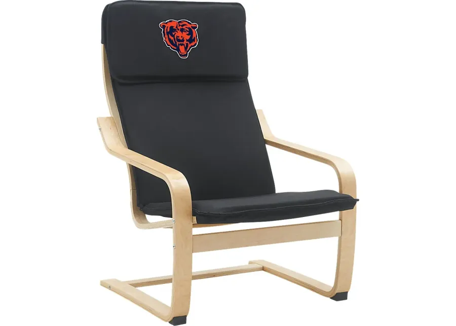 Chicago Bears Black Accent Chair