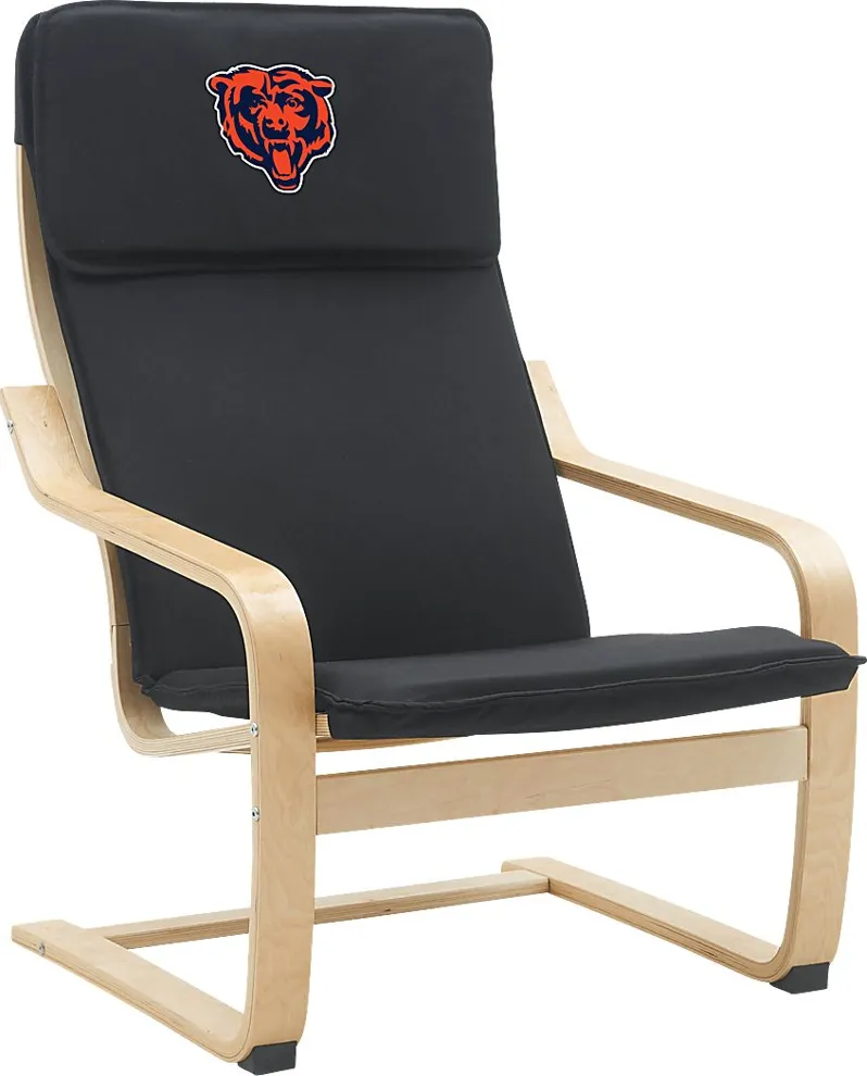 Chicago Bears Black Accent Chair