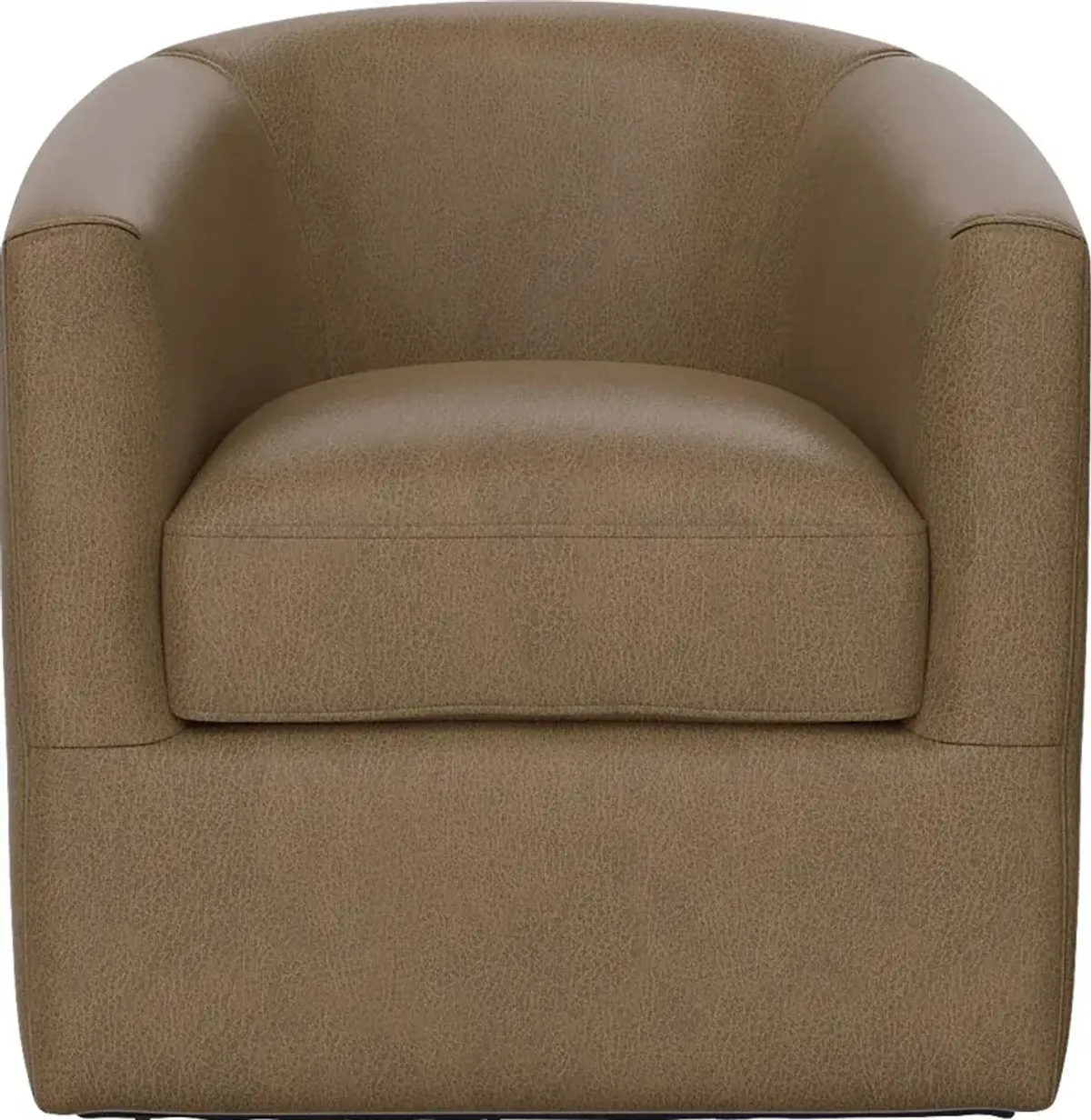 Naoke II Beige Swivel Accent Chair