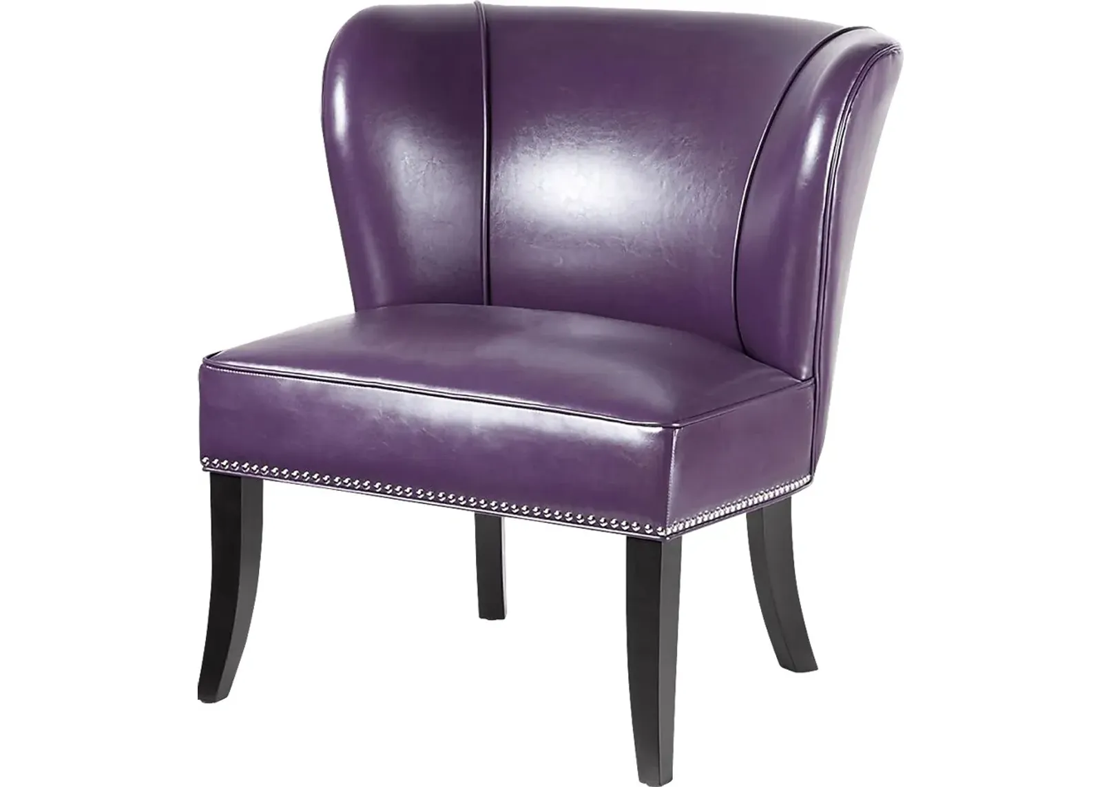 Longcope Purple Accent Chair