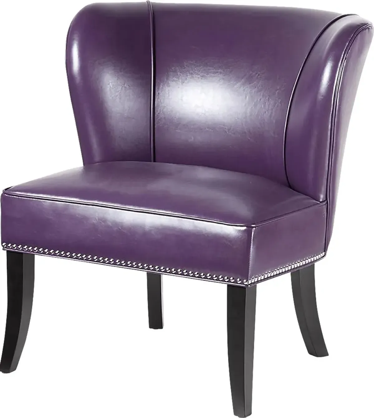 Longcope Purple Accent Chair