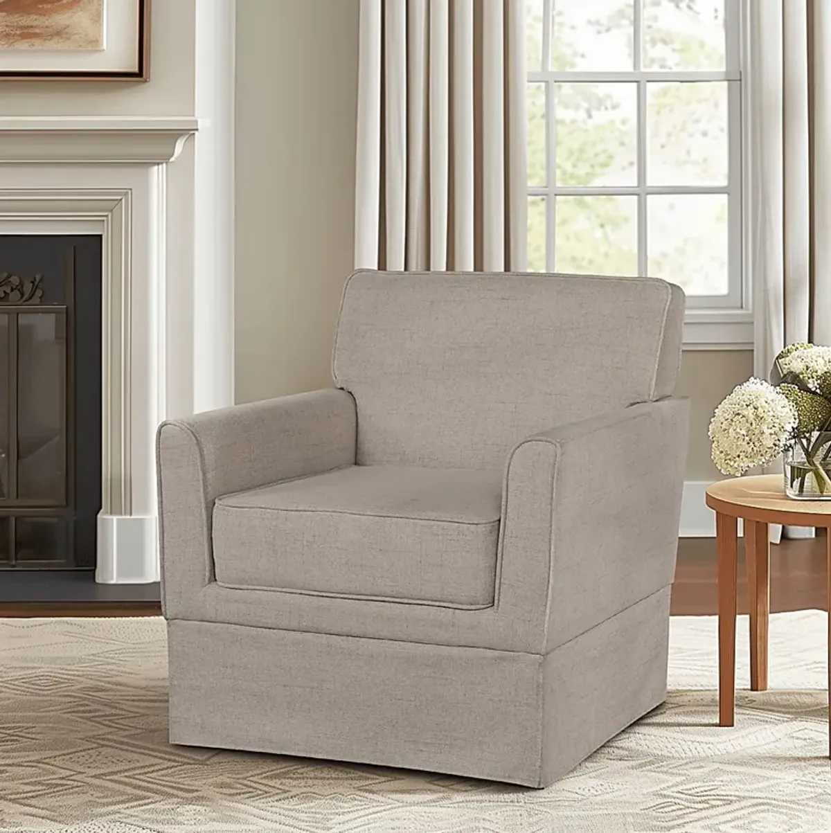 Farnswood Taupe Accent Chair