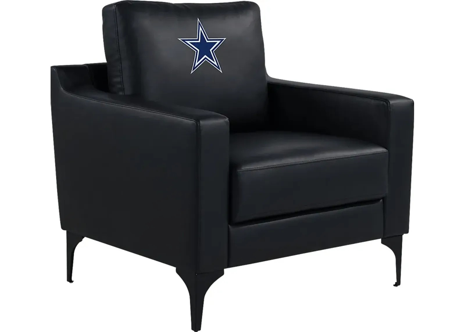 Dallas Cowboys Black Accent Chair