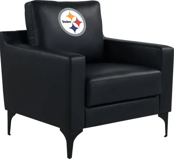 Pittsburgh Steelers Black Accent Chair