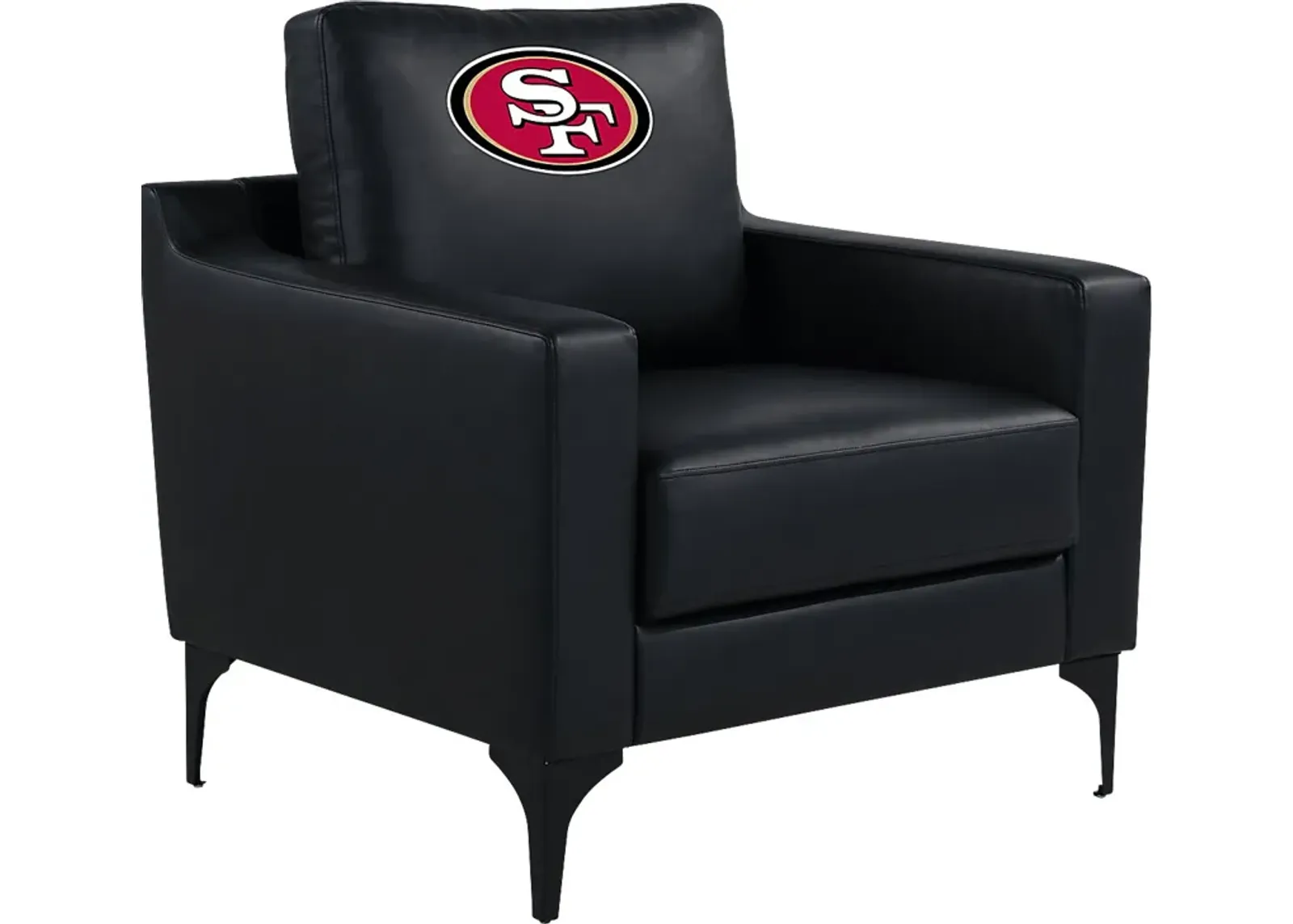 San Francisco 49ers Black Accent Chair