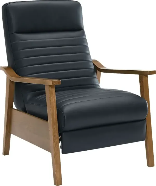 Temalini Blue Push Back Recliner