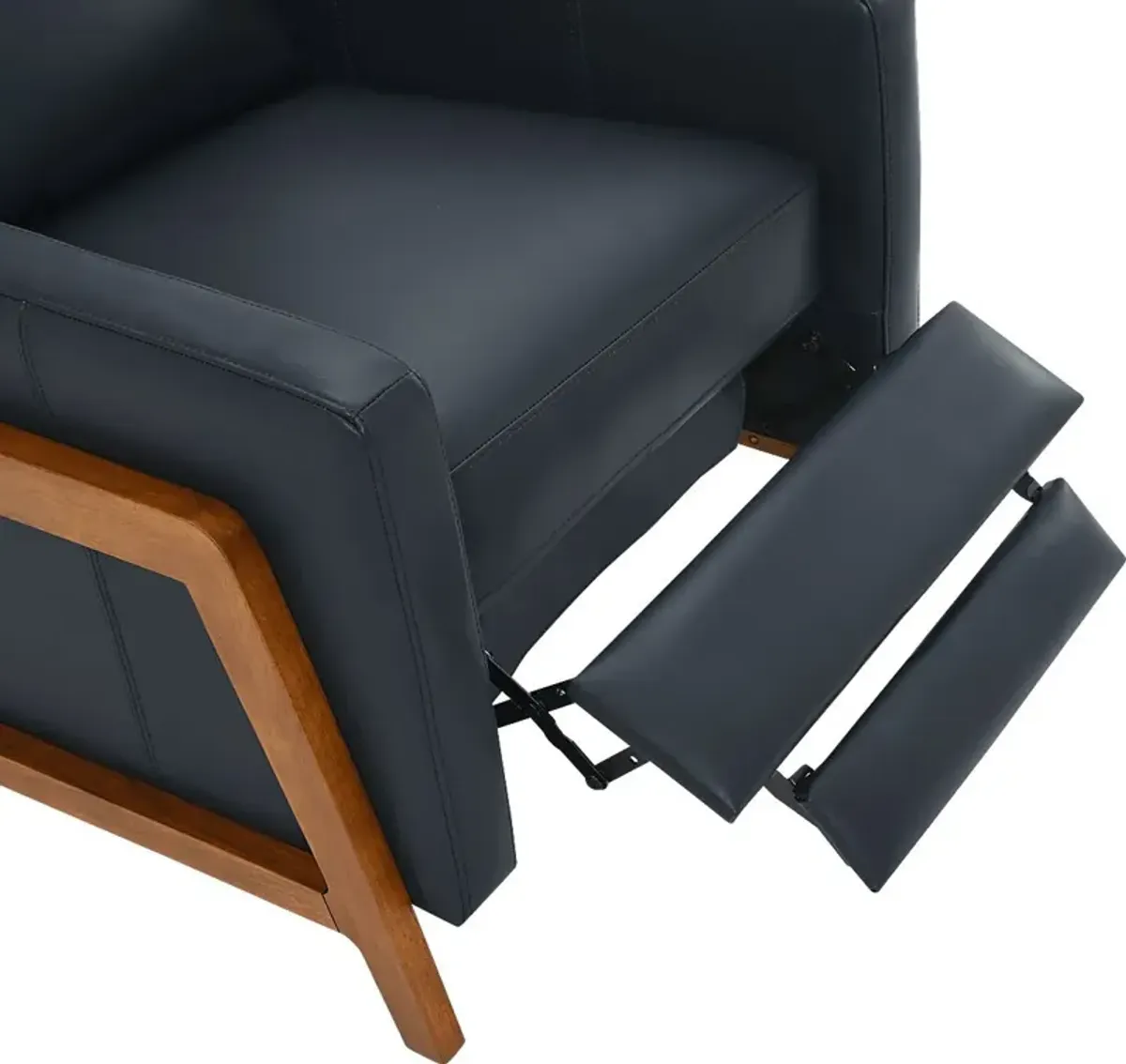 Vaiaho Dark Blue Push Back Recliner