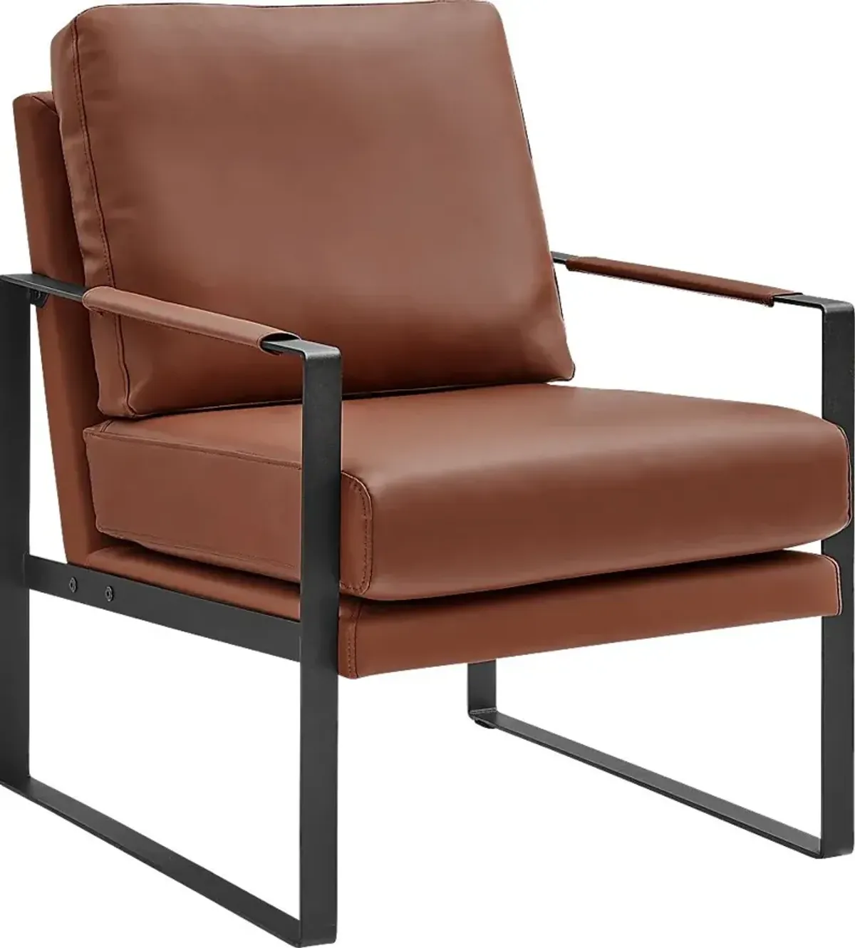 Apricoy Brown Accent Chair