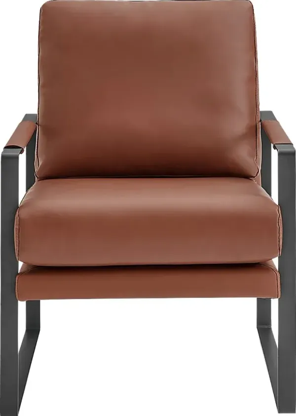 Apricoy Brown Accent Chair