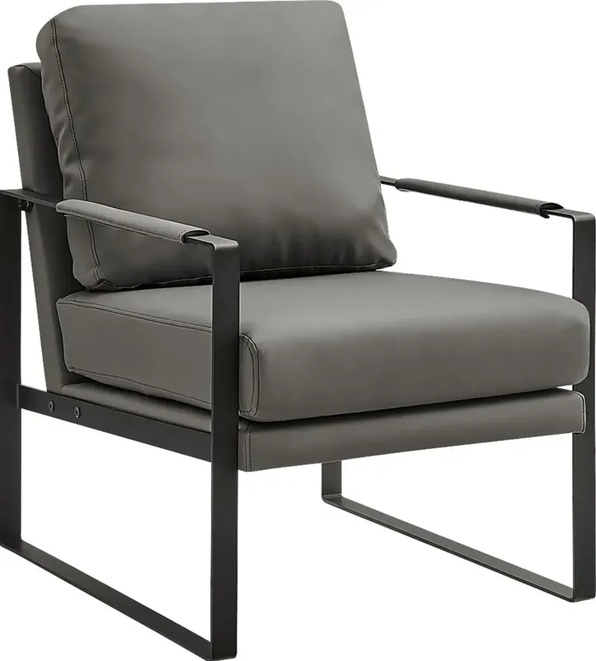 Apricoy Dark Gray Accent Chair