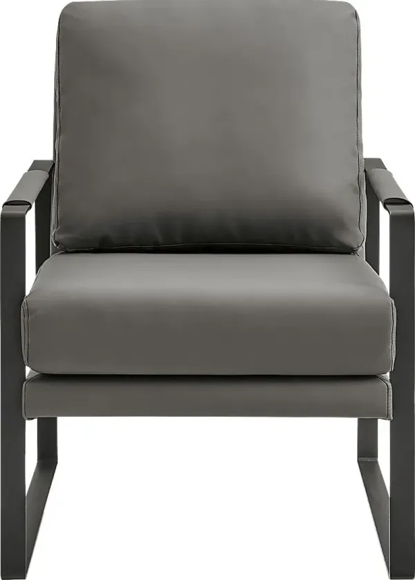 Apricoy Dark Gray Accent Chair