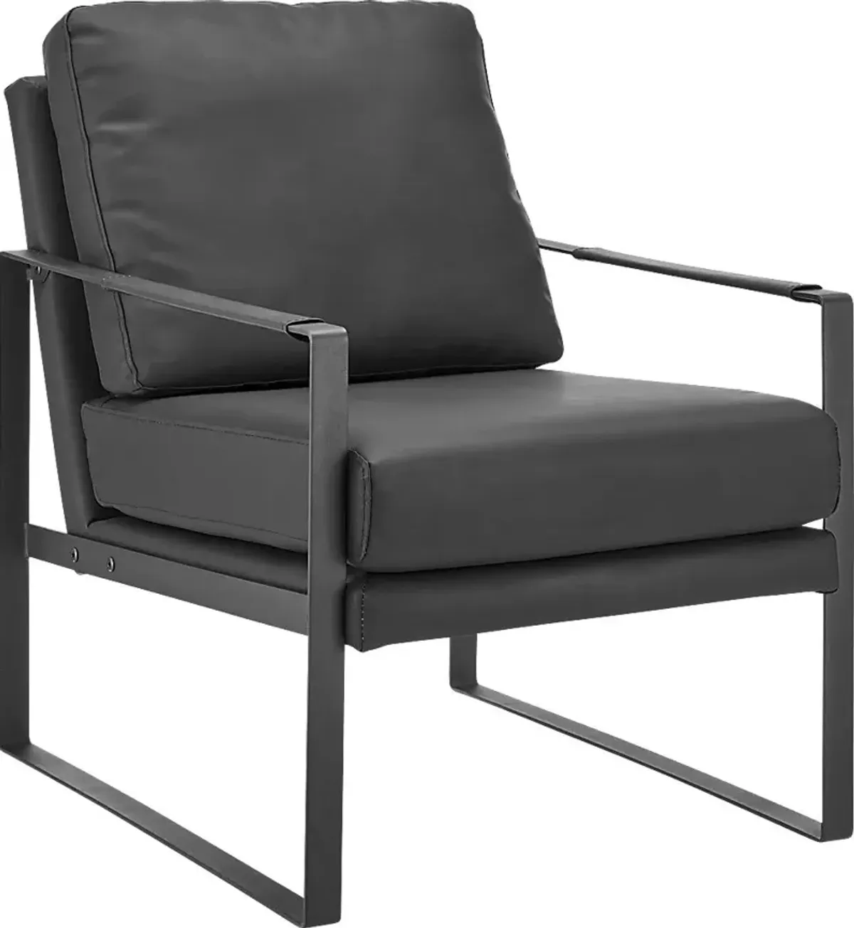 Apricoy Black Accent Chair