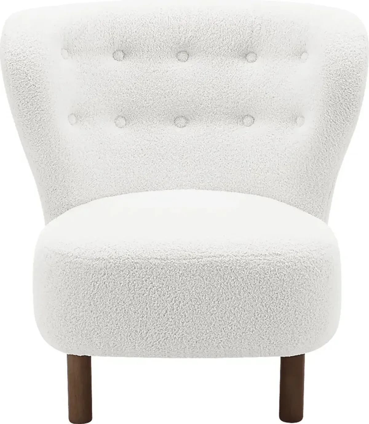 Lionwell White Accent Chair