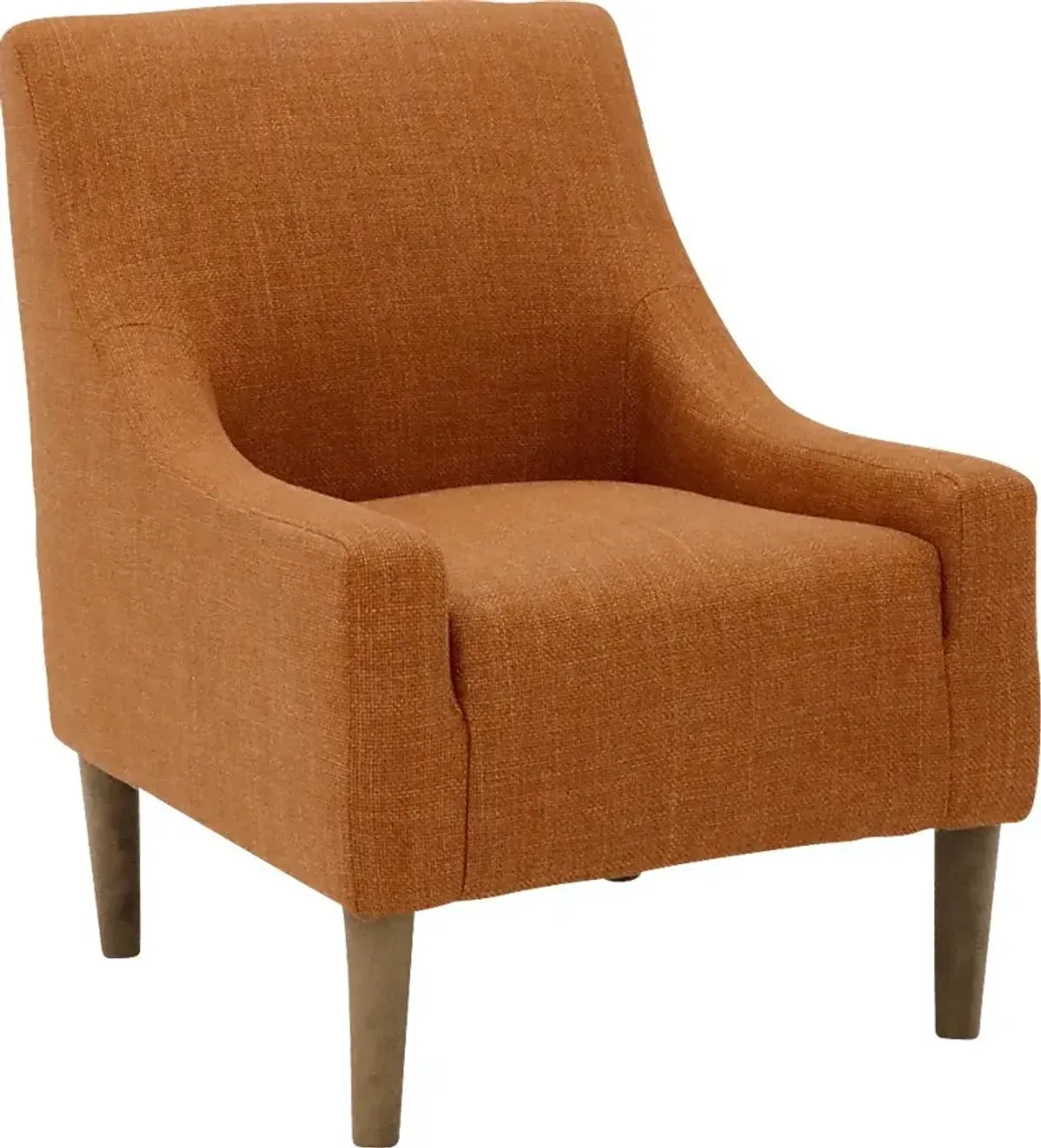 Arex I Orange Accent Chair