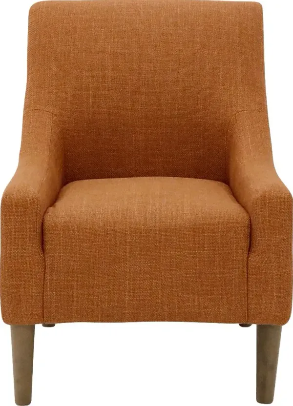 Arex I Orange Accent Chair