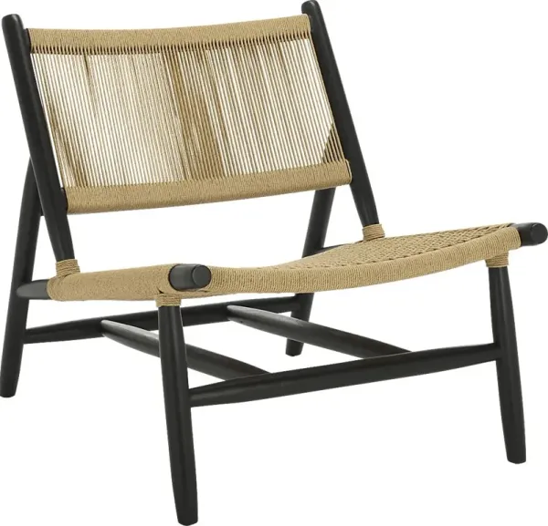 Thihi Black Accent Chair