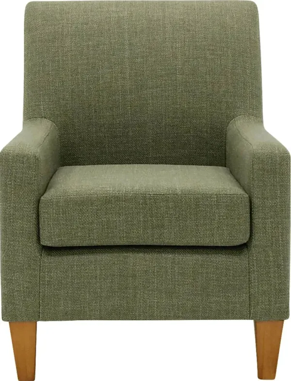 Azrae II Green Accent Chair