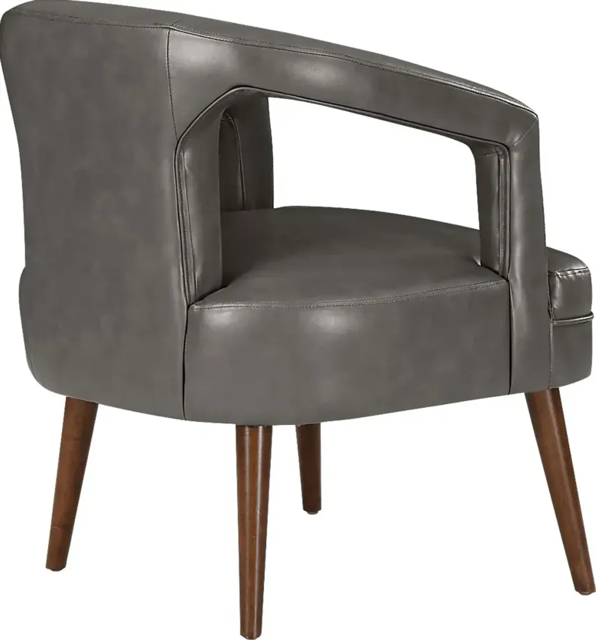 Yahya Gray Accent Chair