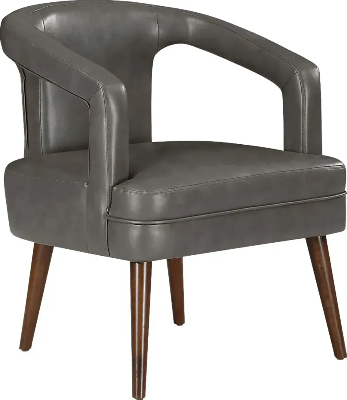 Yahya Gray Accent Chair