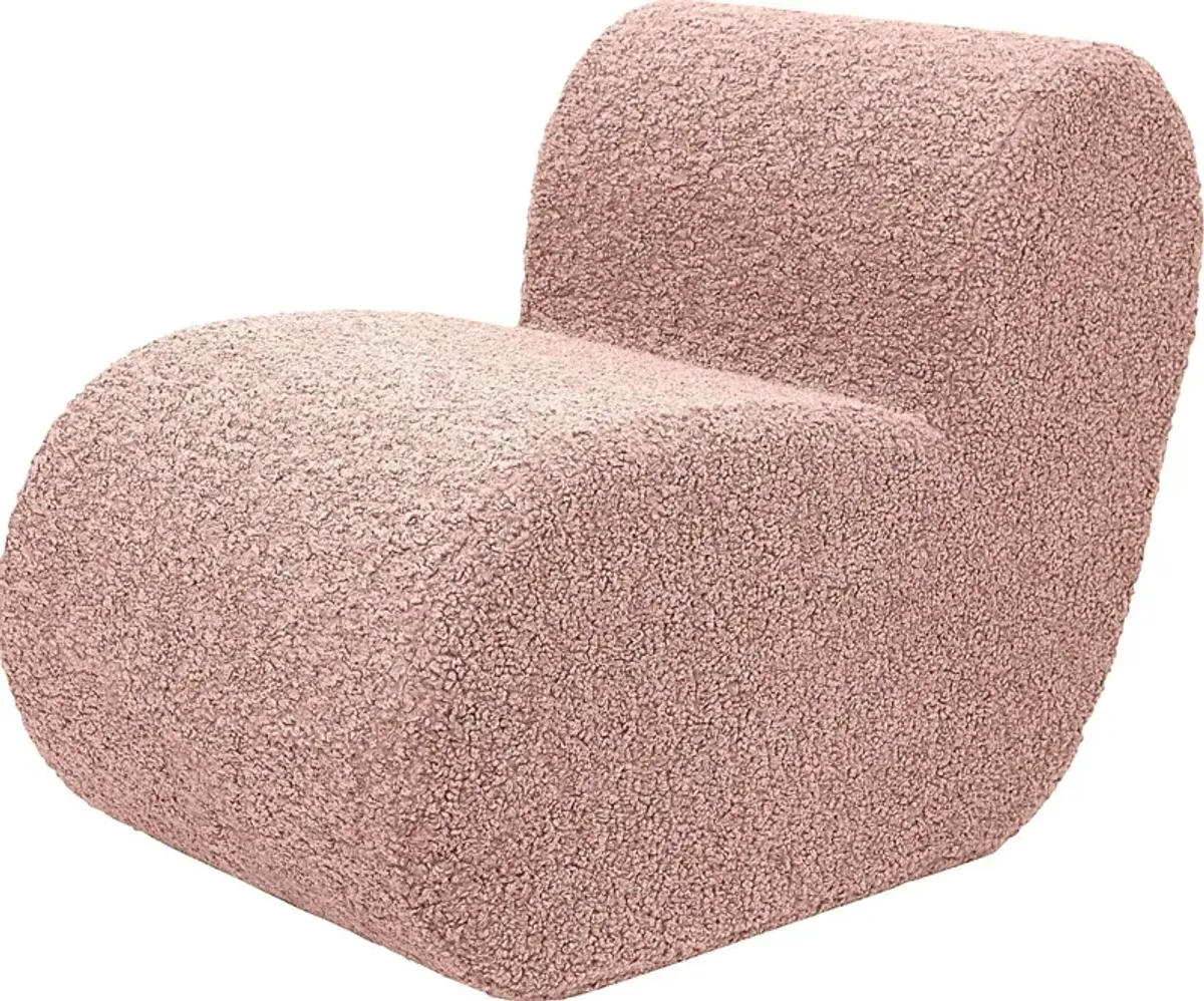 Zinei Pink Accent Chair