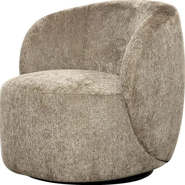 Meiri Gray Swivel Accent Chair