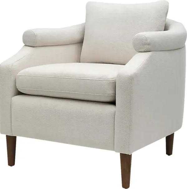 Yamina Ivory Accent Chair