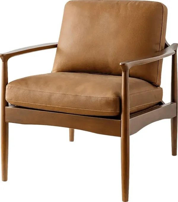 Sahl Brown Accent Chair
