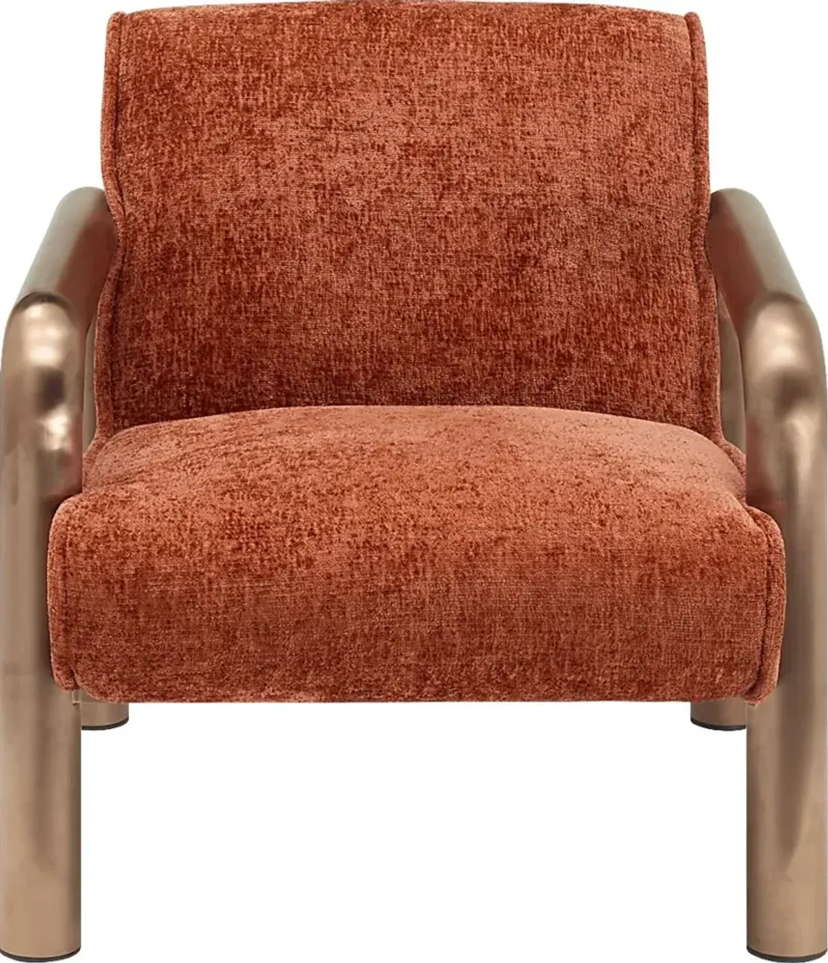 Hani Orange Accent Chair