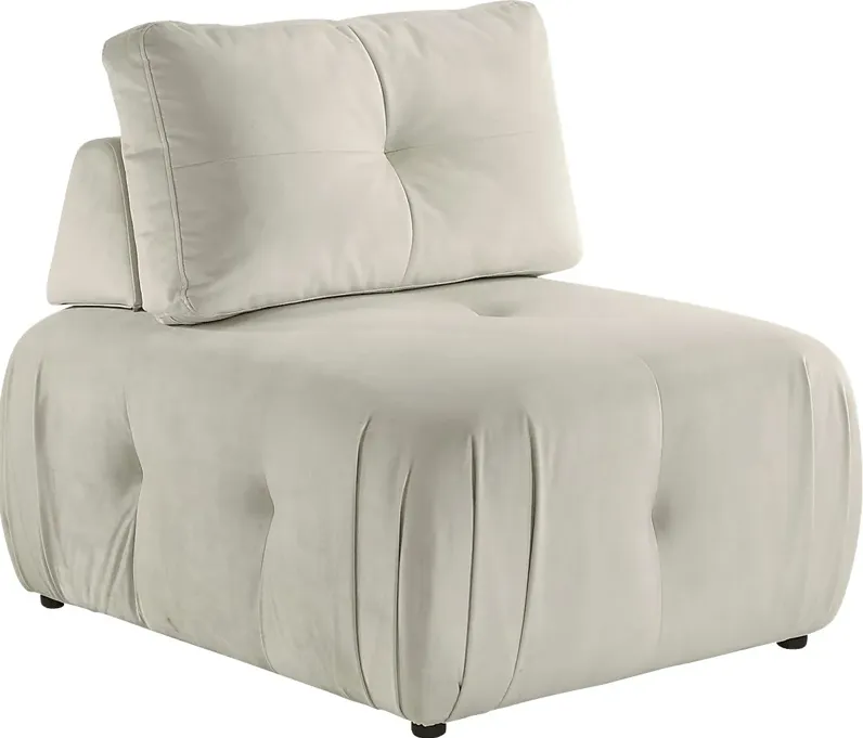 Menna Cream Accent Chair