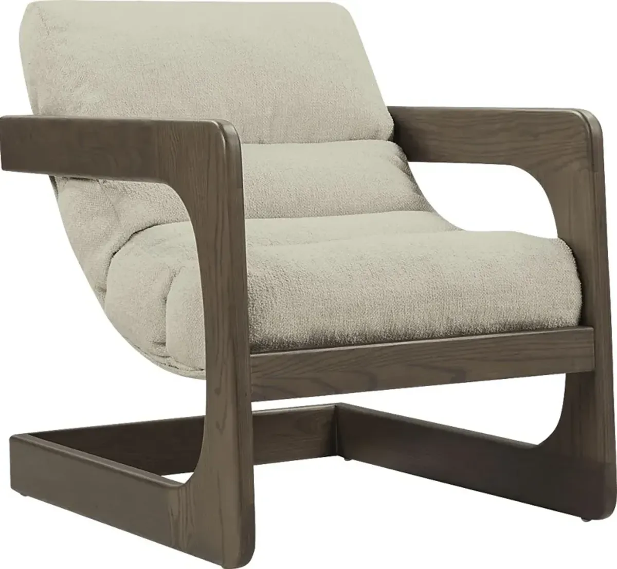 Ellisboia Beige Accent Chair