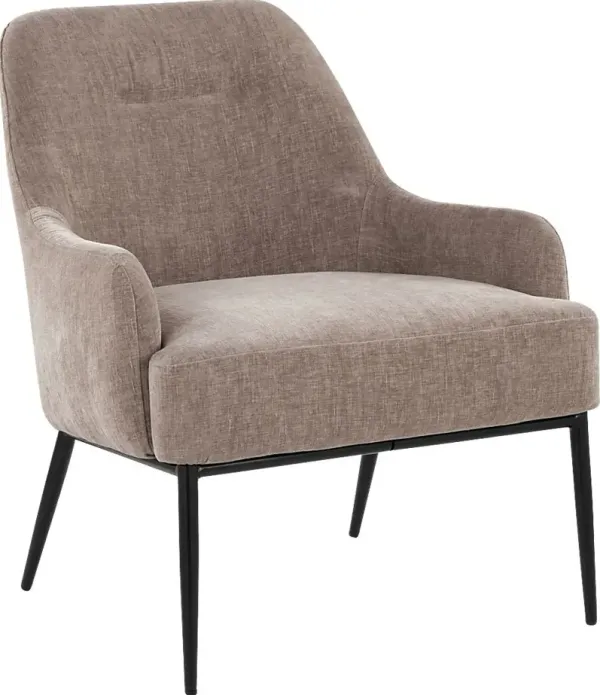 Emil Light Brown Accent Chair