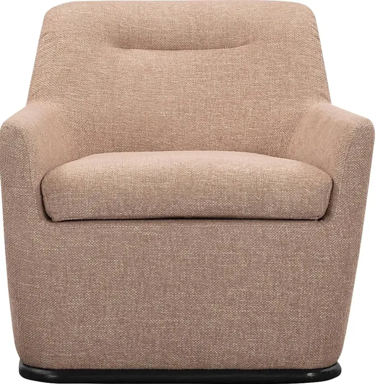 Sanbiens Peach Swivel Accent Chair