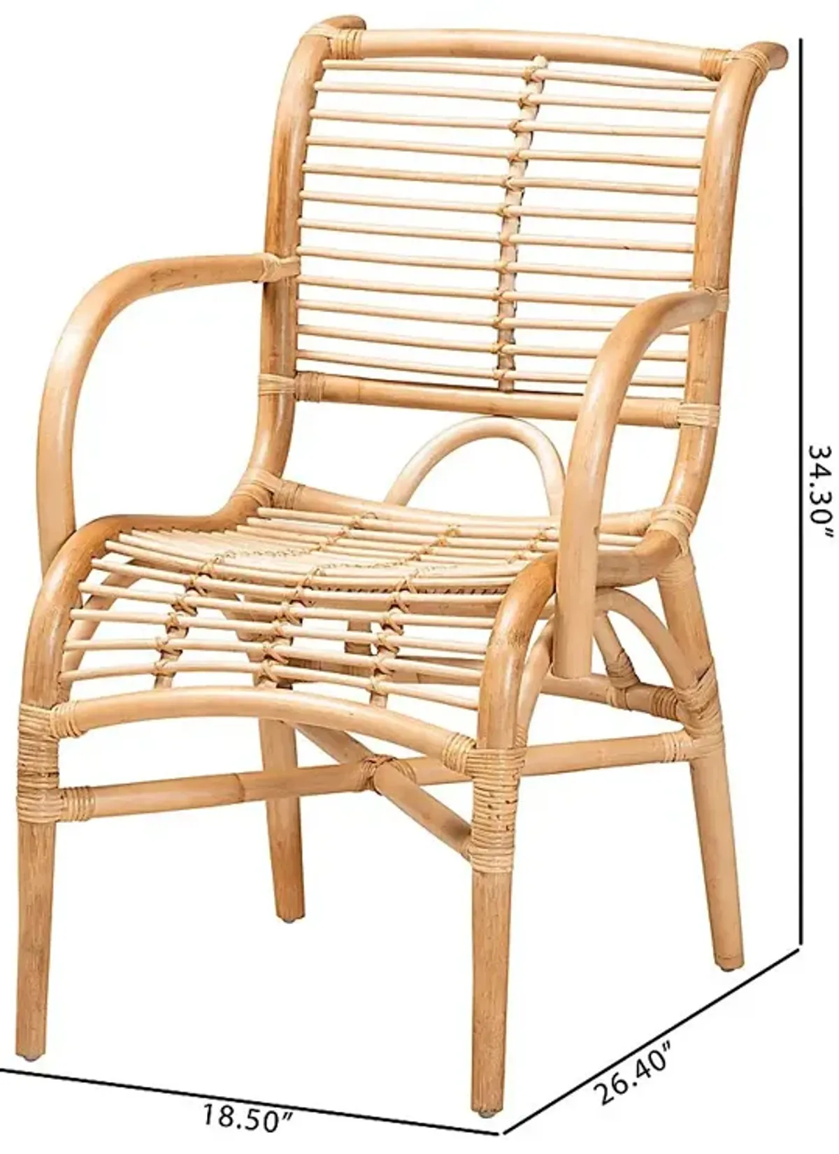 Gerlaugh Natural Arm Chair