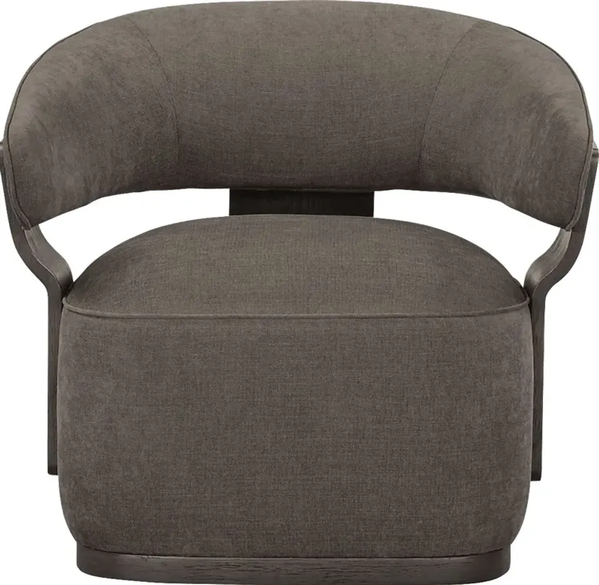 Ansay Brown Swivel Accent Chair