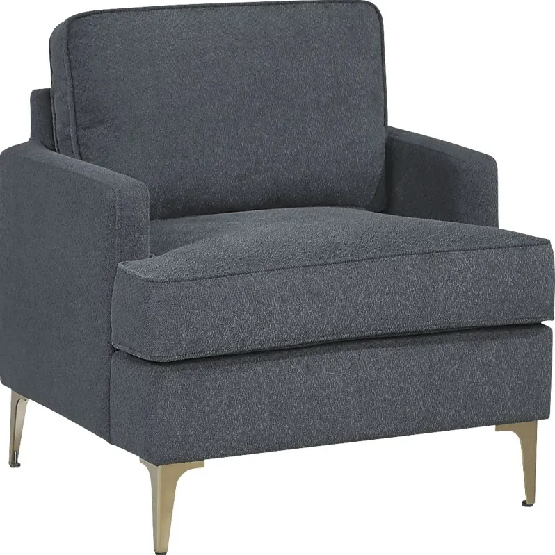 Orlan Drak Gray Accent Chair