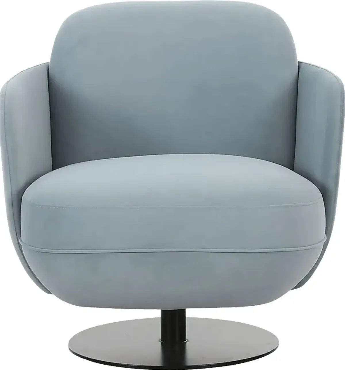 Stormwoody I Blue Swivel Accent Chair
