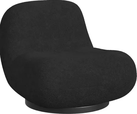 Mehville Black Swivel Accent Chair