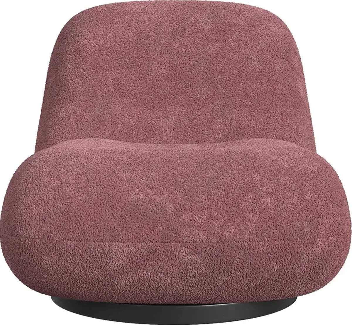 Mehville Mauve Swivel Accent Chair