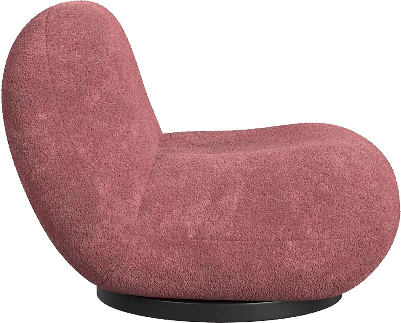 Mehville Mauve Swivel Accent Chair
