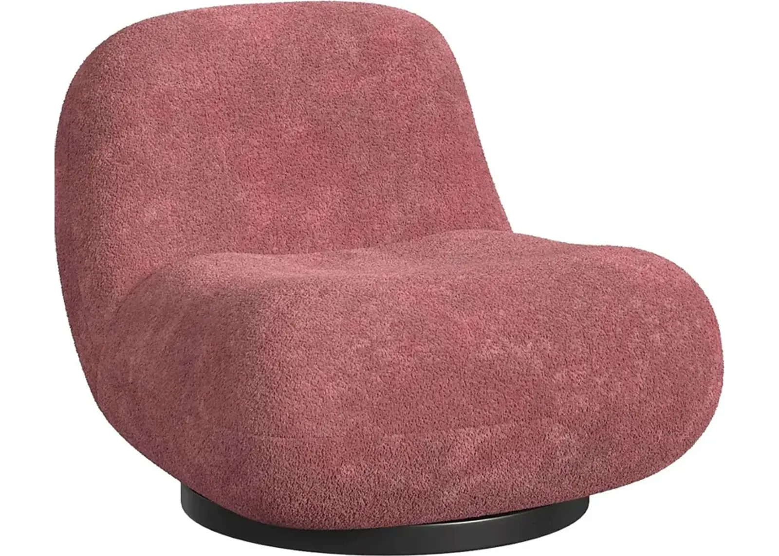 Mehville Mauve Swivel Accent Chair