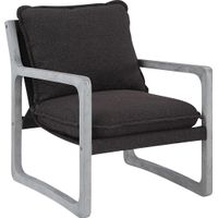 Valmere Black Accent Chair